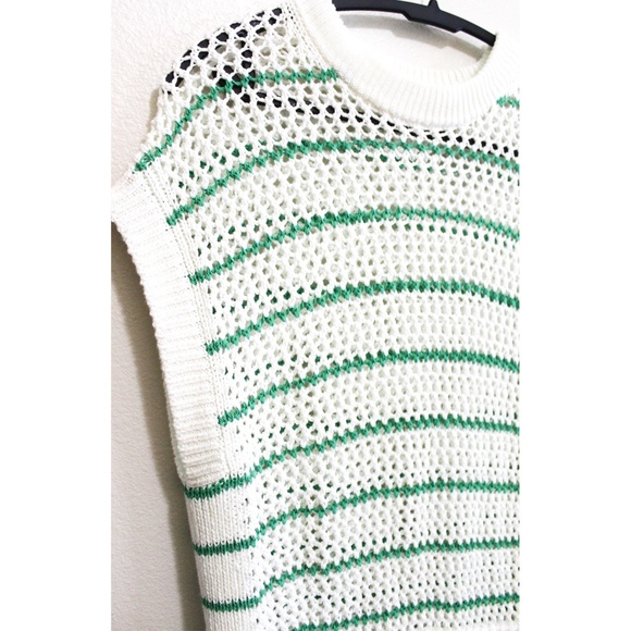 Madewell Stripe Open Stitch Sweater - Picture 3 of 6